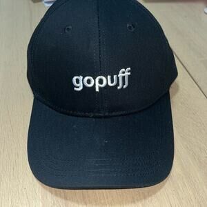 Black Gopuff Adjustable Baseball Cap